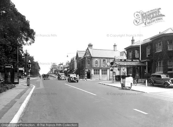 Photo of Camberley, London Road 1936