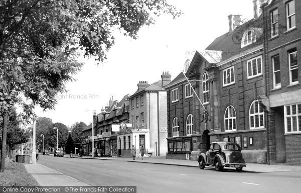 Photo of Camberley, London Road c1955