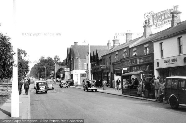 Photo of Camberley, London Road c.1955