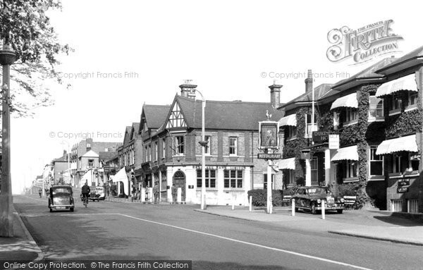 Photo of Camberley, London Road c.1955