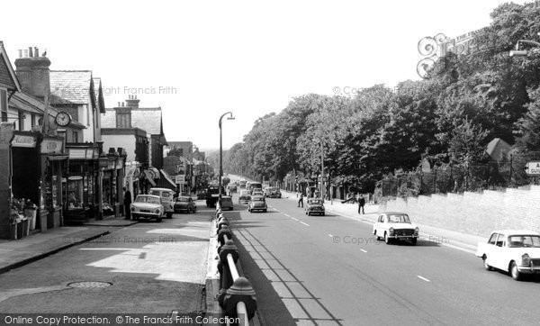Photo of Camberley, London Road c.1965