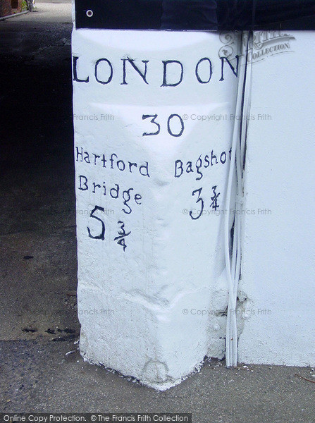 Photo of Camberley, London Road Milestone 2004