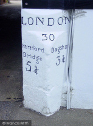 London Road Milestone 2004, Camberley