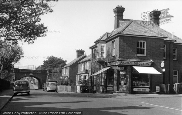 Photo of Camberley, Park Street And The Post Office c.1955