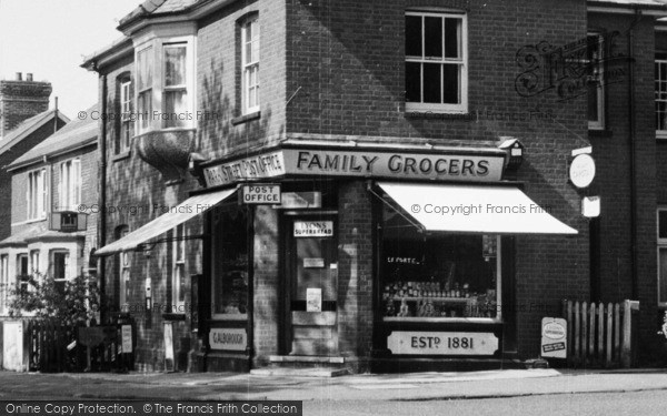 Photo of Camberley, Park Street Post Office c.1955