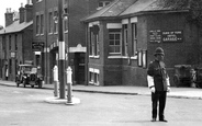 Policeman In Frimley Road 1931, Camberley