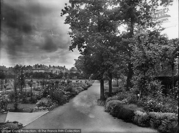 Photo of Camberley, Recreation Ground Gardens 1931