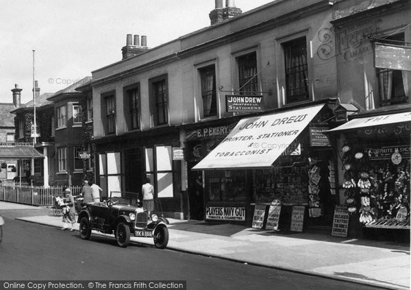Photo of Camberley, Shop In London Road 1927