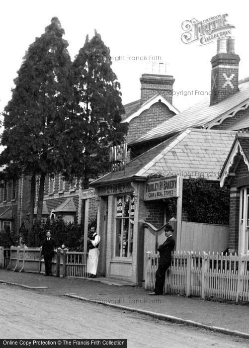 Photo of Camberley, Shopkeeper 1906