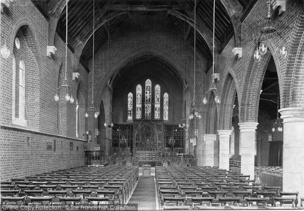 Photo of Camberley, St George's Church Interior 1907