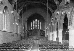 St George's Church Interior 1907, Camberley