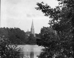 St Michael's Church And Lake 1907, Camberley