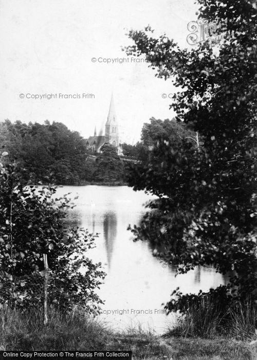 Photo of Camberley, St Michael's Church And Lake 1907