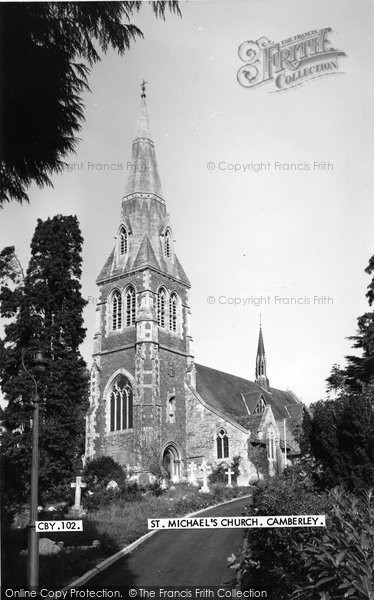 Photo of Camberley, St Michael's Church c.1955