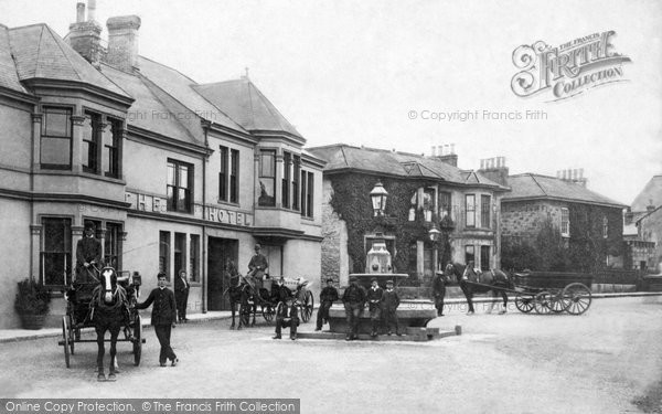 Photo of Camborne, Commercial Square 1902
