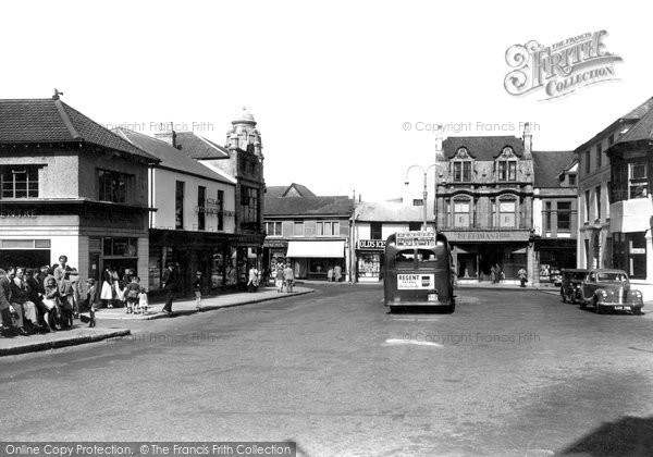 Photo of Camborne, Commercial Square c.1955