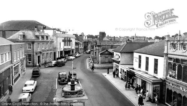 Photo of Camborne, Commercial Square c.1960