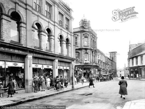 Photo of Camborne, Commercial Street 1930