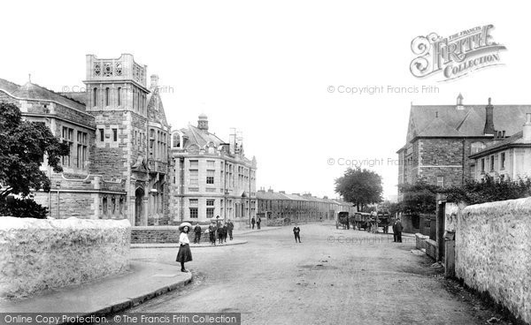 Photo of Camborne, Council Chambers And Public Library 1906