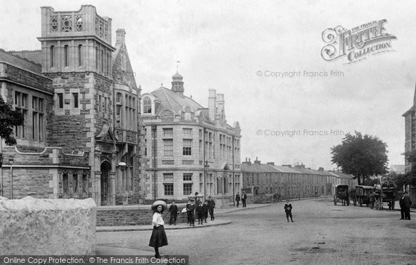 Photo of Camborne, Council Chambers And Public Library 1906