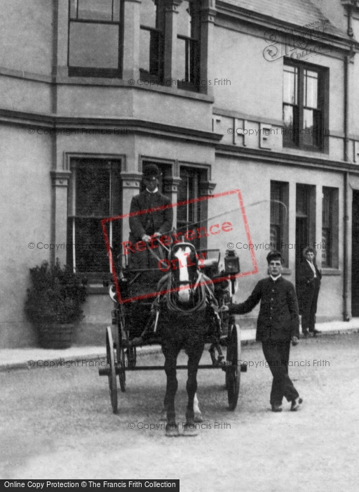 Photo of Camborne, Horse And Carriage In Commercial Square 1902