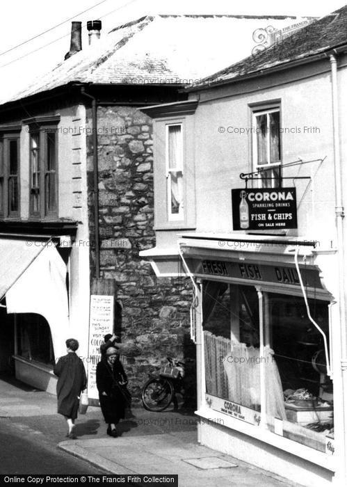 Photo of Camborne, The Fish And Chip Shop c.1960