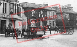 Transport Waiting In Commercial Square 1902, Camborne