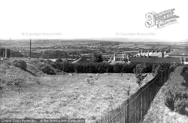 Photo of Camborne, View From Cadogan Road c.1955