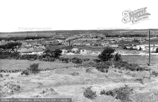 Photo of Camborne, View From The Beacon c.1955
