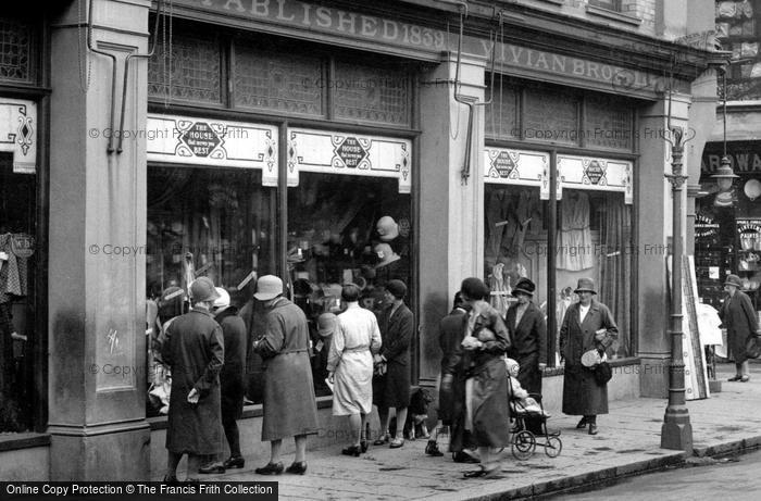 Photo of Camborne, Window Shopping At The Drapery 1930