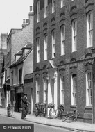 Bicycles By Fitzwilliam House c.1960, Cambridge