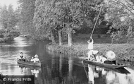 Boating On The Granta 1914, Cambridge