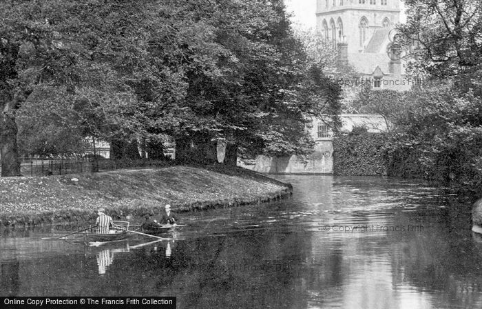 Photo of Cambridge, Boating On The River Cam 1890
