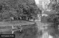 Boating On The River Cam 1890, Cambridge