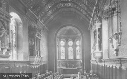 Caius College Chapel 1914, Cambridge