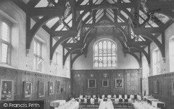 Caius College, Dining Hall 1914, Cambridge