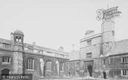 Caius College, Gate Of Chapel 1890, Cambridge