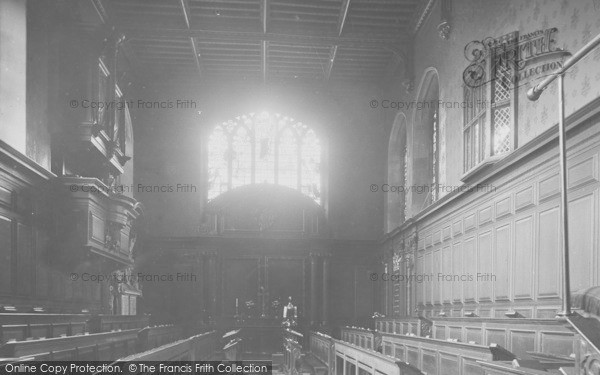 Photo of Cambridge, Christ's College Chapel 1923