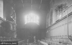 Christ's College Chapel 1923, Cambridge