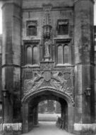 Christ's College Gateway 1911, Cambridge
