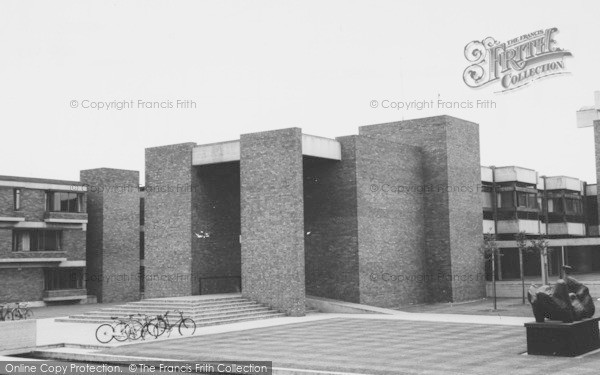 Photo of Cambridge, Churchill College And The Henry Moore Sculpture  c.1965