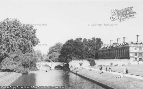 Photo of Cambridge, Clare Bridge c.1965