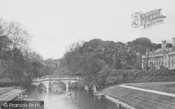 Clare College And Bridge 1890, Cambridge