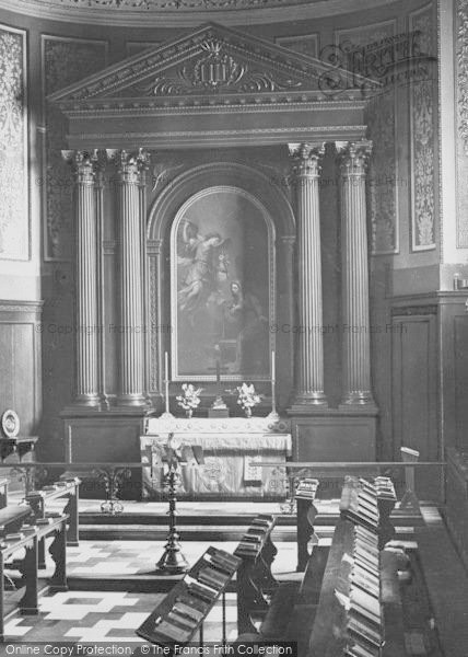 Photo of Cambridge, Clare College Chapel Altar 1914