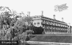 Clare College From The River c.1873, Cambridge