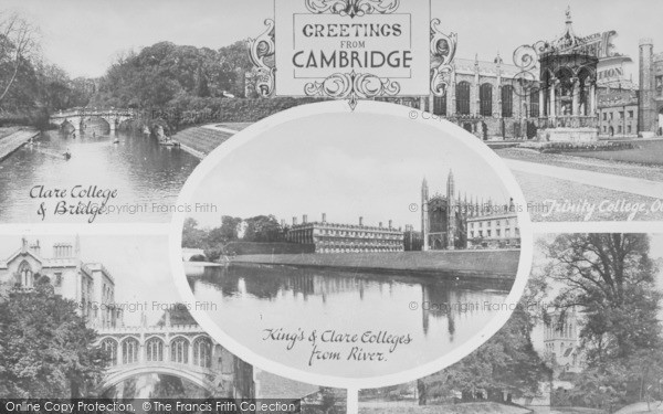 Photo of Cambridge, Composite c.1955