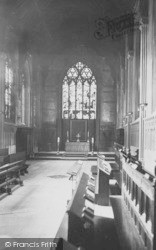 Corpus Christi College Chapel 1923, Cambridge