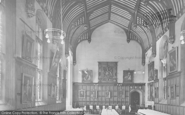Photo of Cambridge, Corpus Christi College, Dining Hall 1929