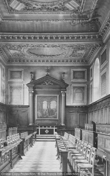 Photo of Cambridge, Emmanuel College Chapel 1908