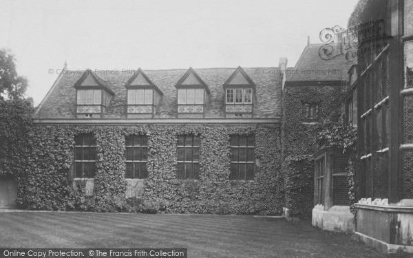 Photo of Cambridge, Emmanuel College Library 1908